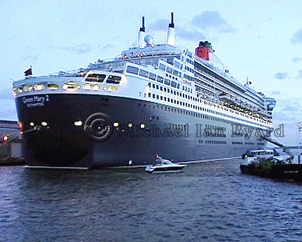 QM2 Starboard Stern Quarter view